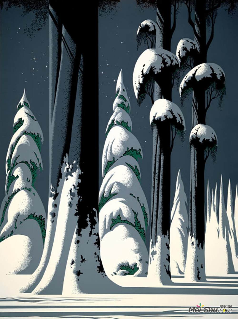 艾文·厄尔(Eyvind Earle)高清作品《优胜美地》