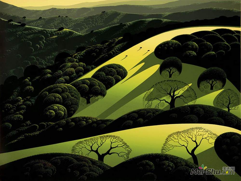 艾文·厄尔(Eyvind Earle)高清作品《圣耶内兹》