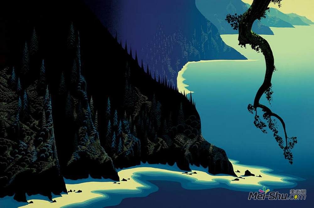 艾文·厄尔(Eyvind Earle)高清作品《大瑟尔》