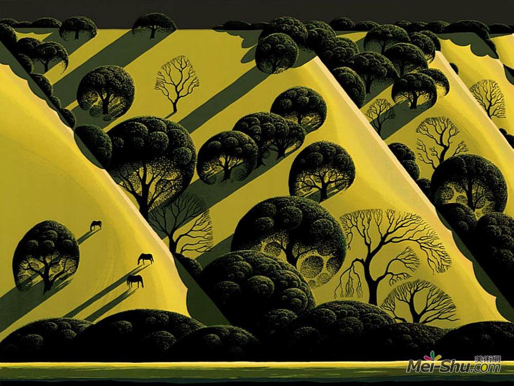 艾文·厄尔(Eyvind Earle)高清作品《活橡树国》