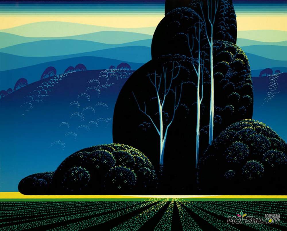 艾文·厄尔(Eyvind Earle)高清作品《均匀潮汐》