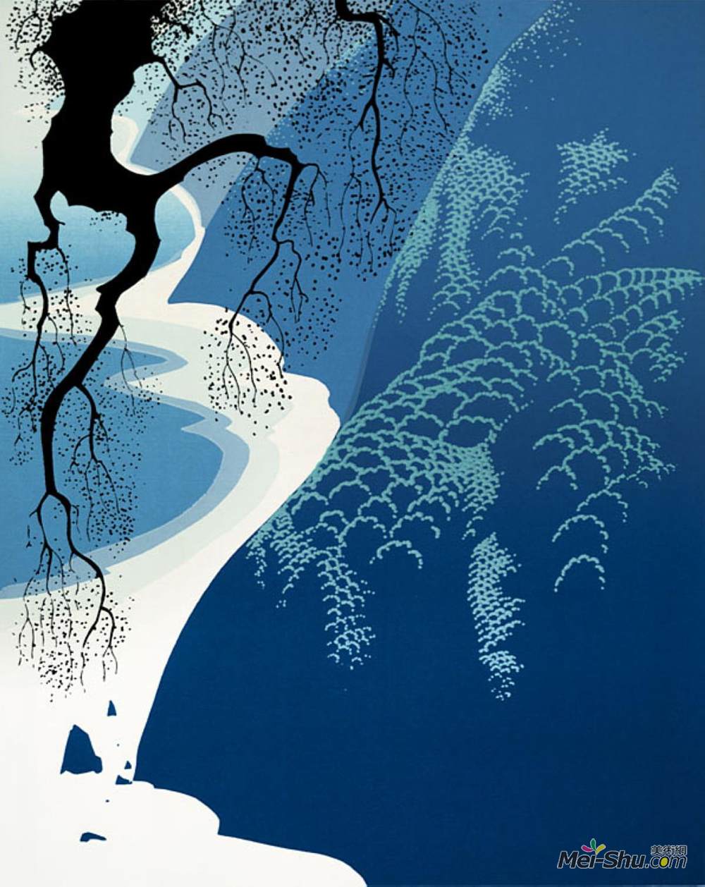 艾文·厄尔(Eyvind Earle)高清作品《大瑟尔分公司》