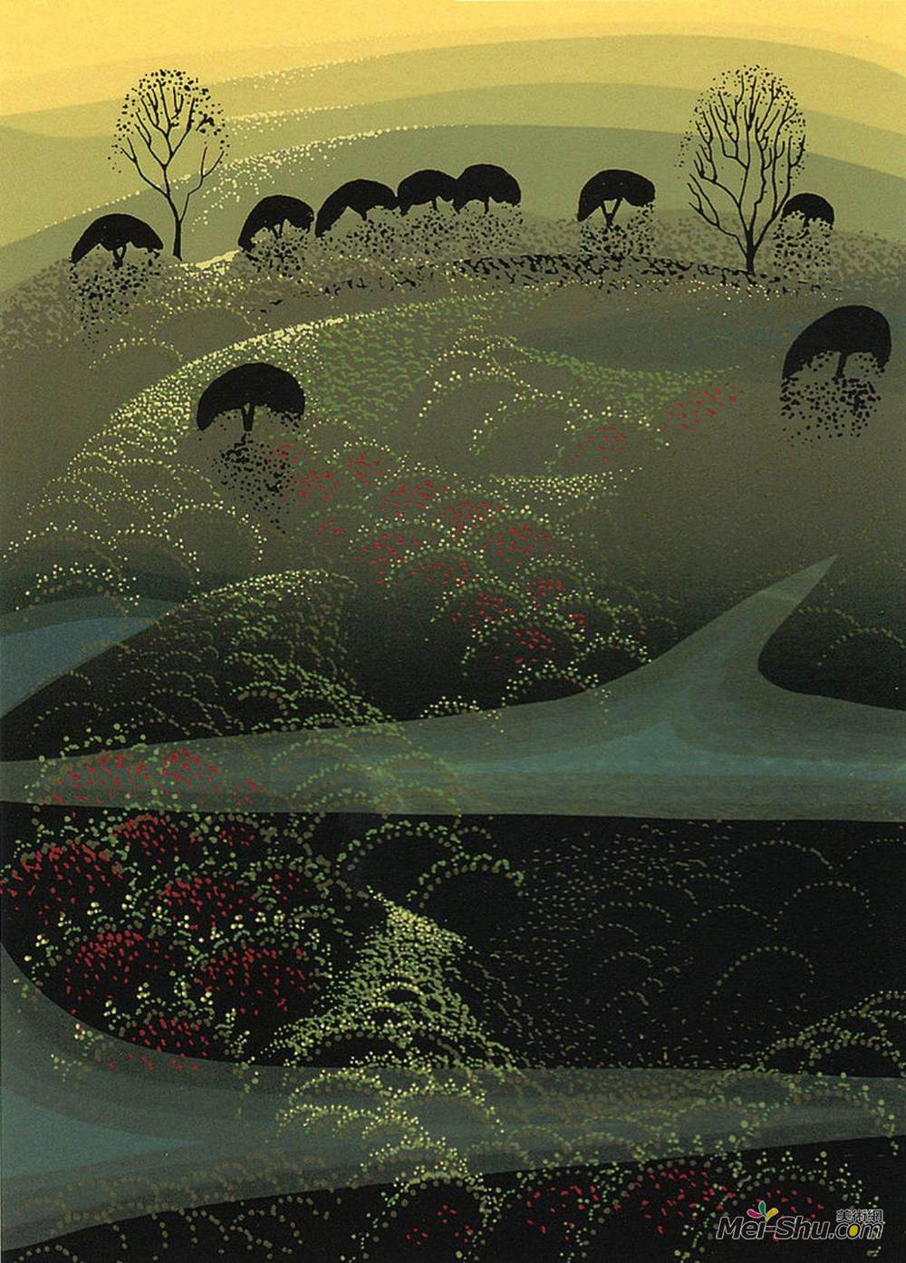 艾文·厄尔(Eyvind Earle)高清作品《加利福尼亚微型》