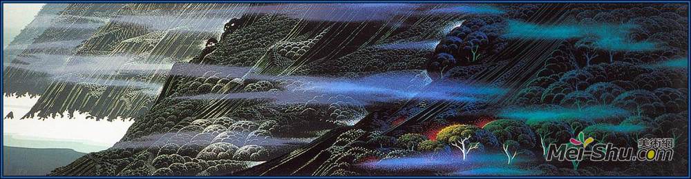艾文·厄尔(Eyvind Earle)高清作品《翡翠海岸》