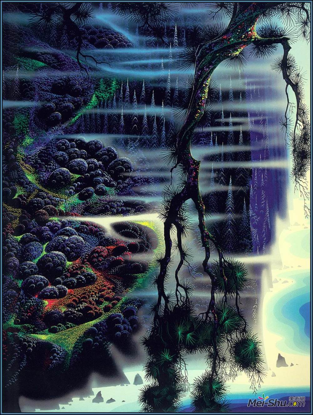 艾文·厄尔(Eyvind Earle)高清作品《海边壮丽》