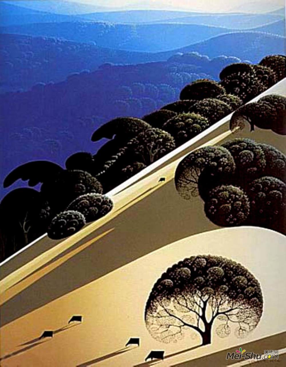 艾文·厄尔(Eyvind Earle)高清作品《夏天》