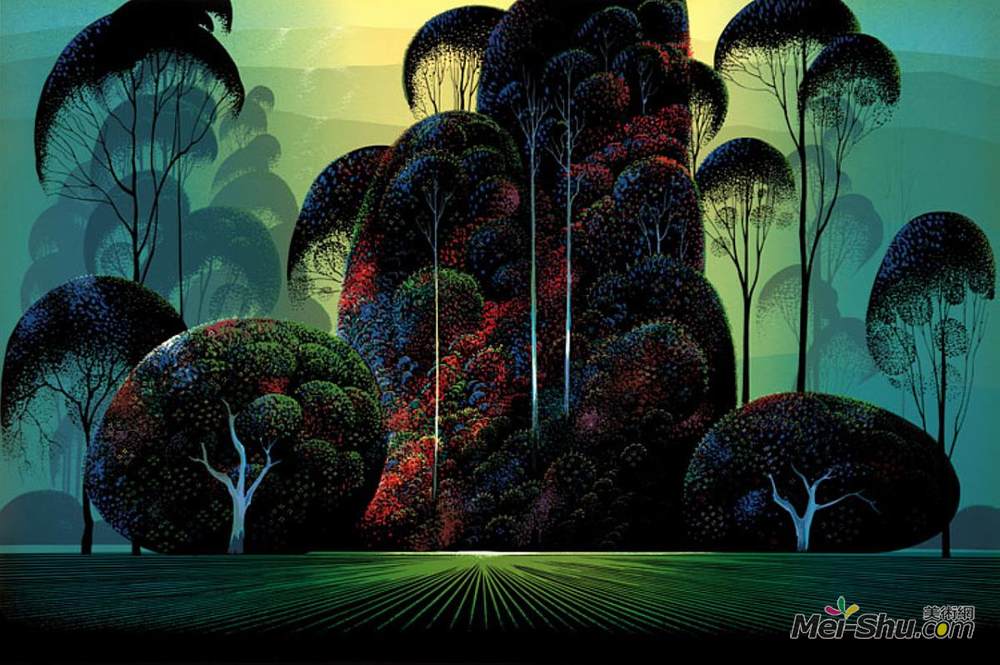 艾文·厄尔(Eyvind Earle)高清作品《门达西诺》