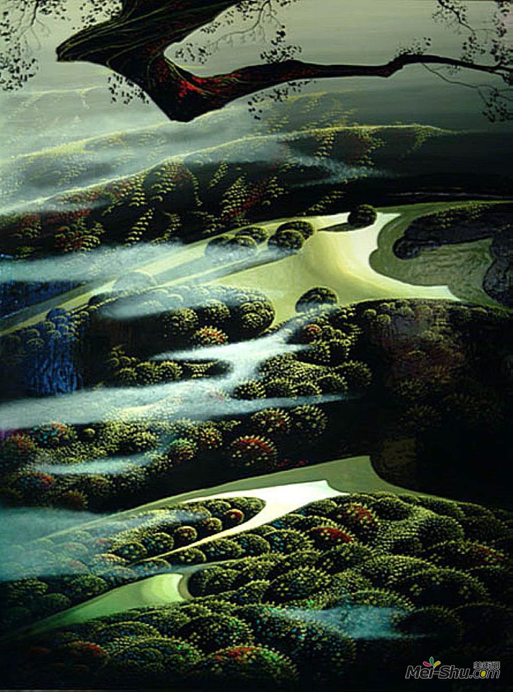 艾文·厄尔(Eyvind Earle)高清作品《卡梅尔谷记忆》