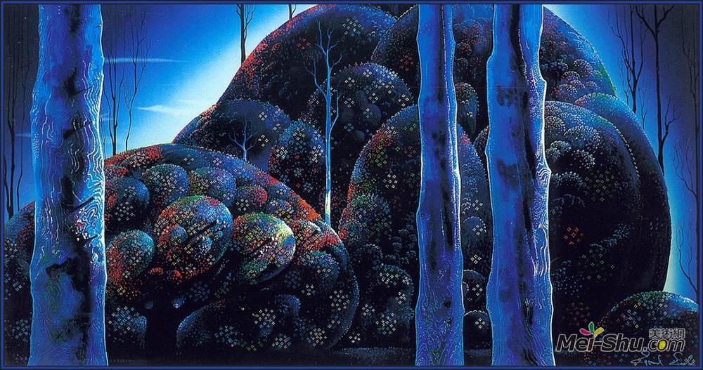 艾文·厄尔(Eyvind Earle)高清作品《月季桉树》