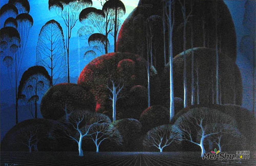 艾文·厄尔(Eyvind Earle)高清作品《魔法森林》