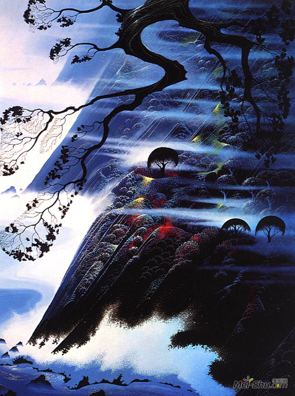 艾文·厄尔(Eyvind Earle)高清作品《雾灯》