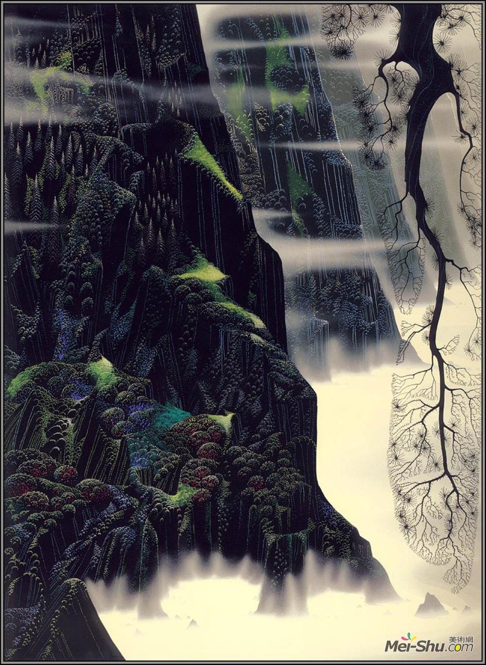 艾文·厄尔(Eyvind Earle)高清作品《灰色黎明》