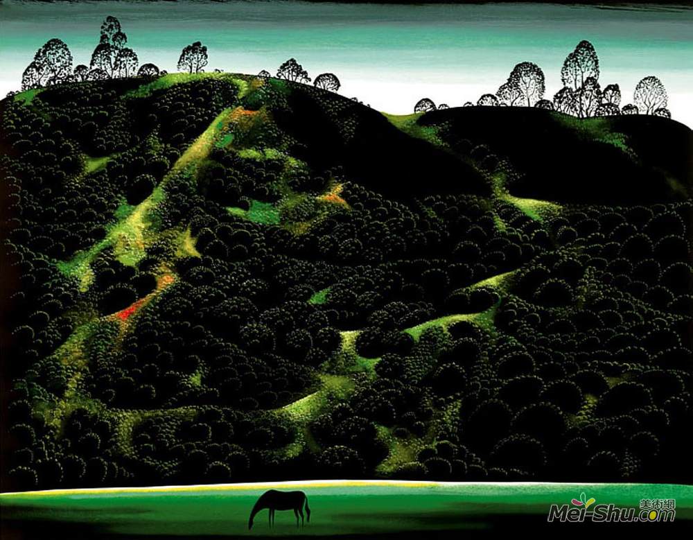 艾文·厄尔(Eyvind Earle)高清作品《孤独》