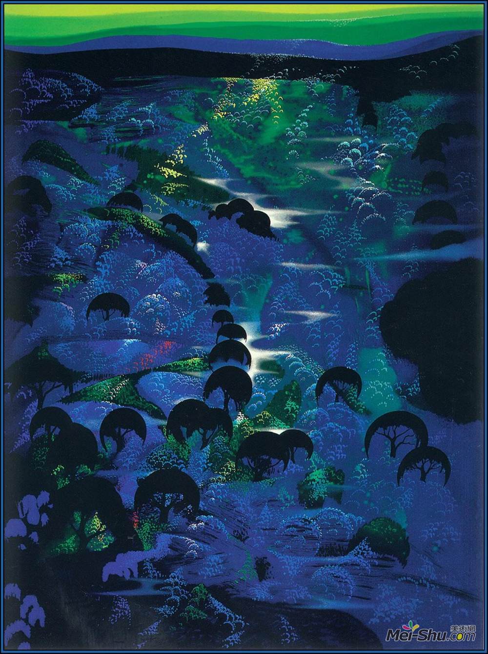 艾文·厄尔(Eyvind Earle)高清作品《赞美主》