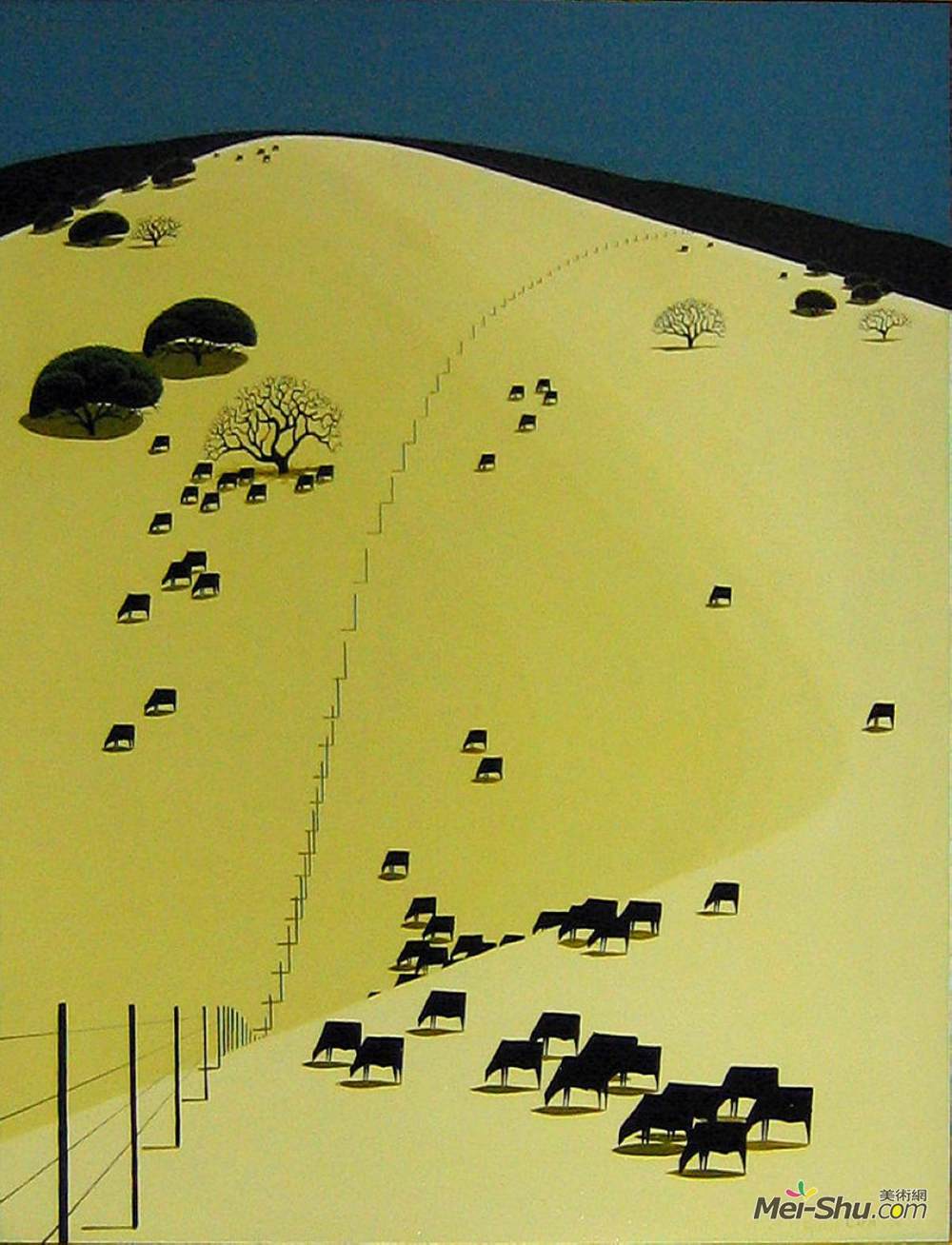 艾文·厄尔(Eyvind Earle)高清作品《和平放牧》