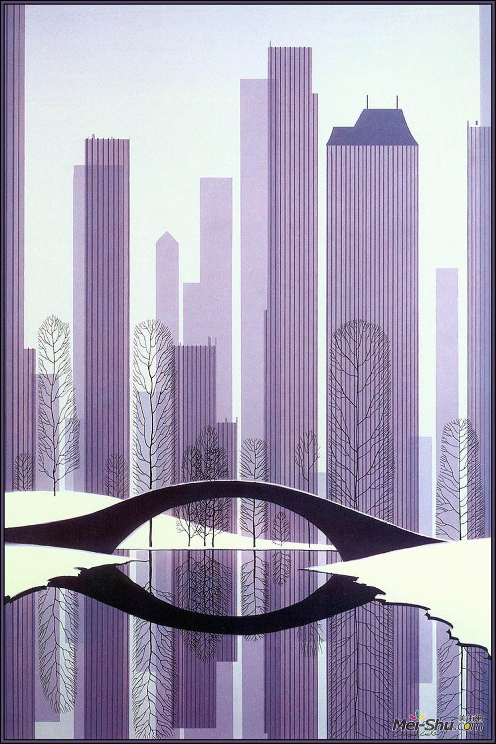 艾文·厄尔(Eyvind Earle)高清作品《中央公园》