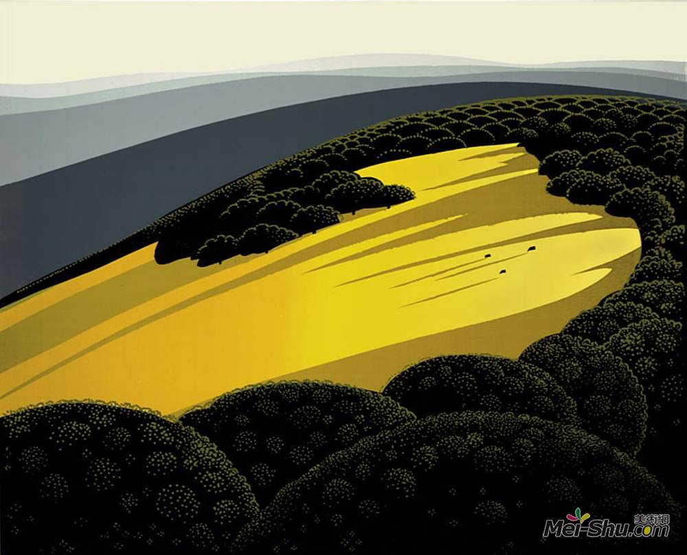 艾文·厄尔(Eyvind Earle)高清作品《山谷》