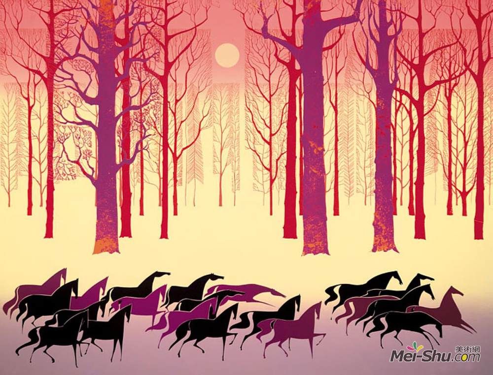 艾文·厄尔(Eyvind Earle)高清作品《米尼太阳之地》