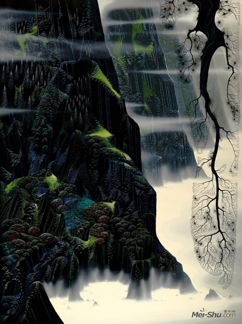 艾文·厄尔(Eyvind Earle)高清作品《灰色黎明》