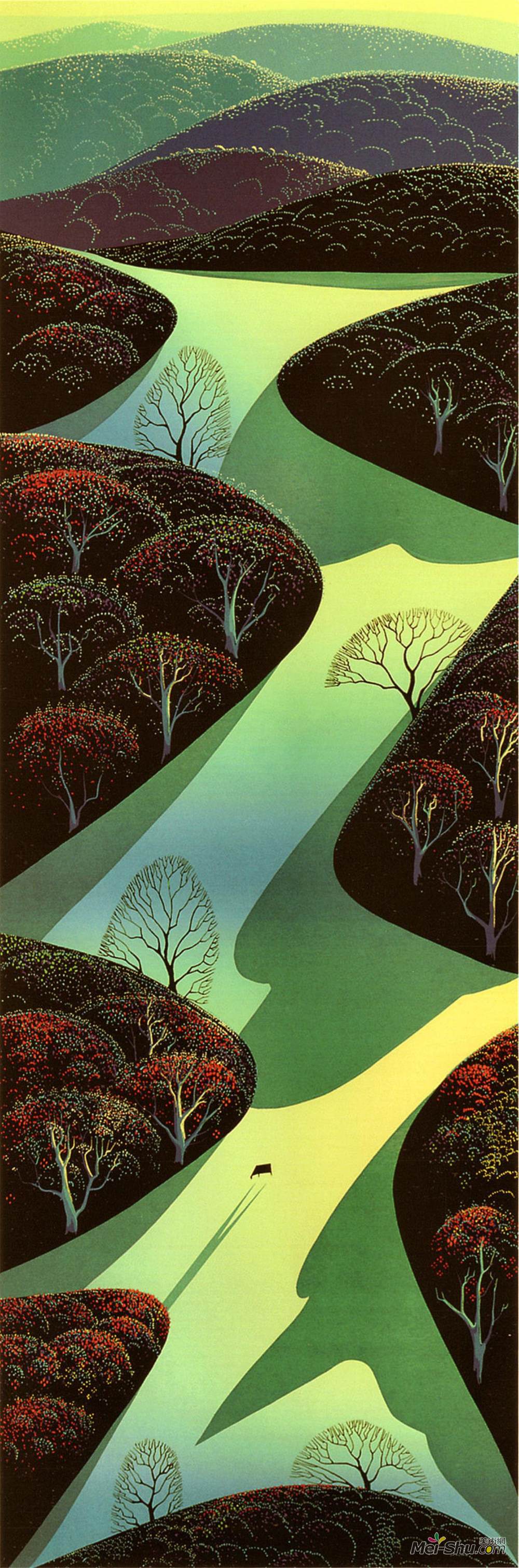 艾文·厄尔(Eyvind Earle)高清作品《上升域》