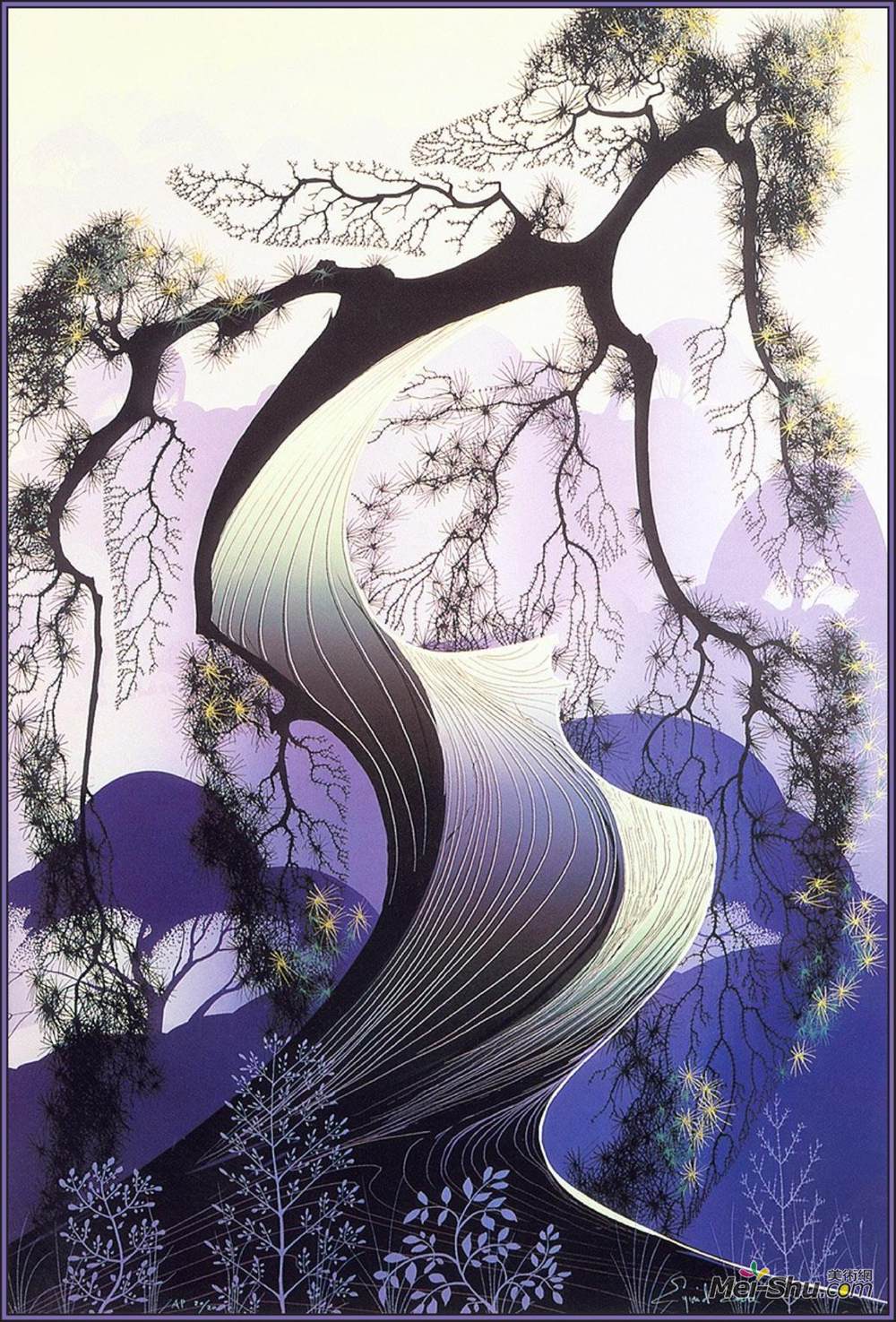 艾文·厄尔(Eyvind Earle)高清作品《盆景》