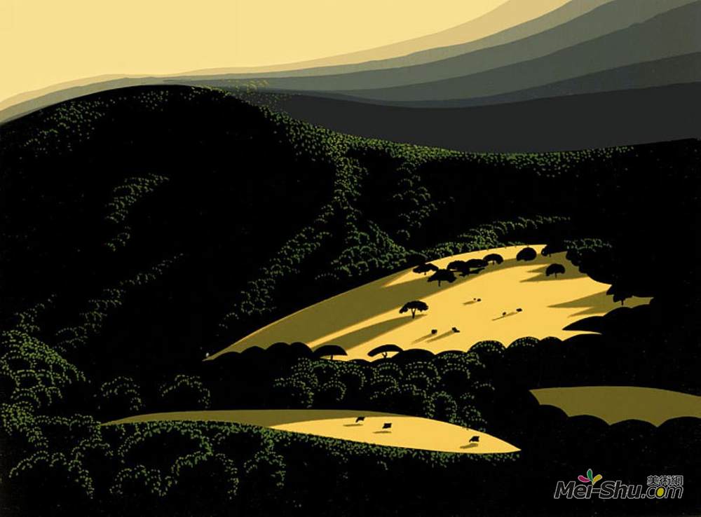 艾文·厄尔(Eyvind Earle)高清作品《静谷》