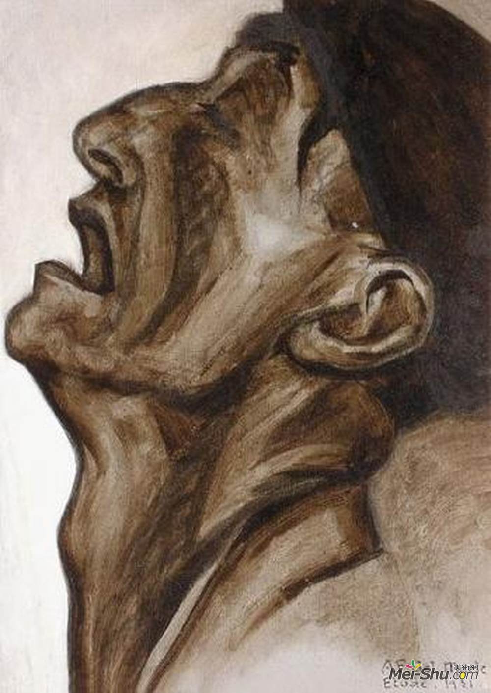 费利克斯·德尔马尔勒(Félix Del Marle)高清作品《研究人喝酒》
