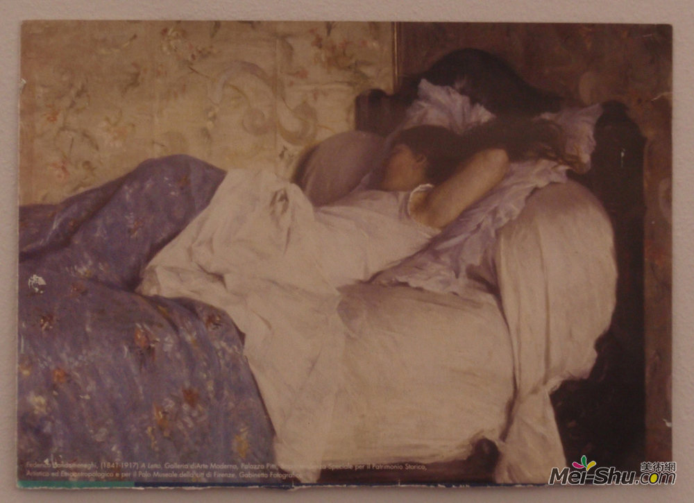 费德里科·萨多梅内加(Federico Zandomeneghi)高清作品《在床上》