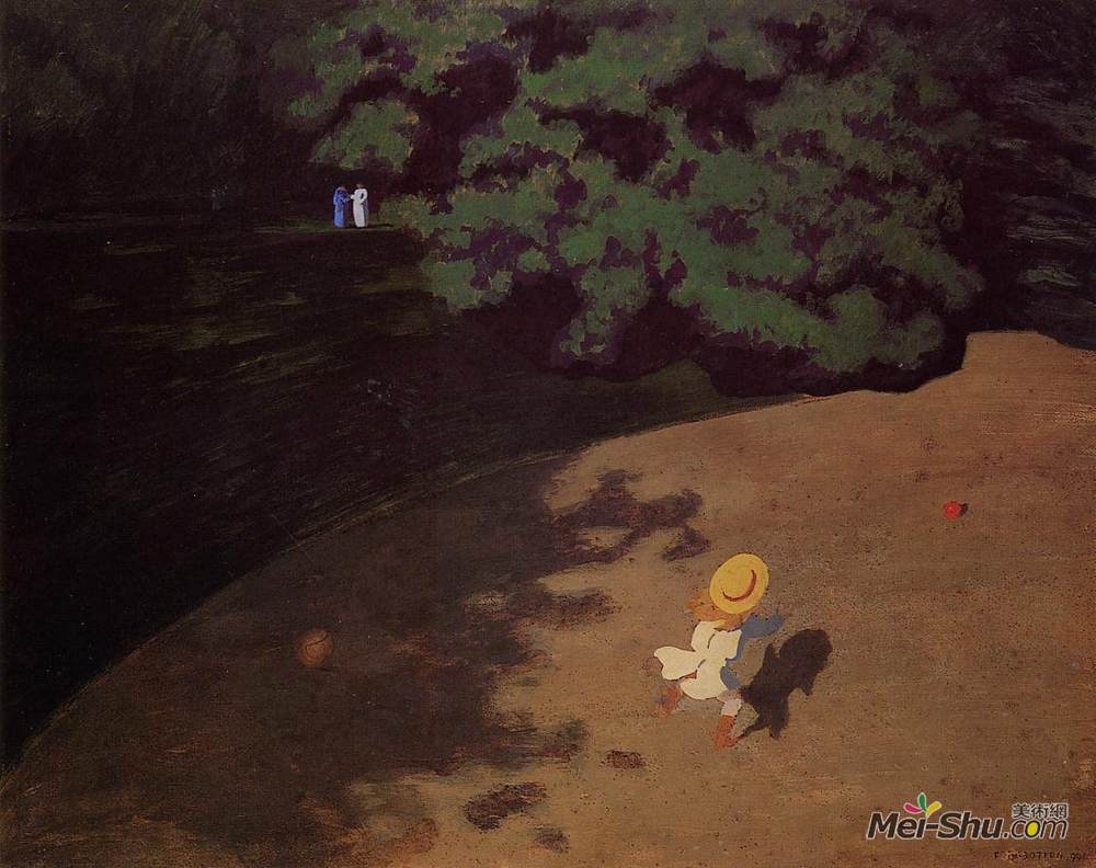 费利克斯·瓦洛顿(Felix Vallotton)高清作品《舞会》
