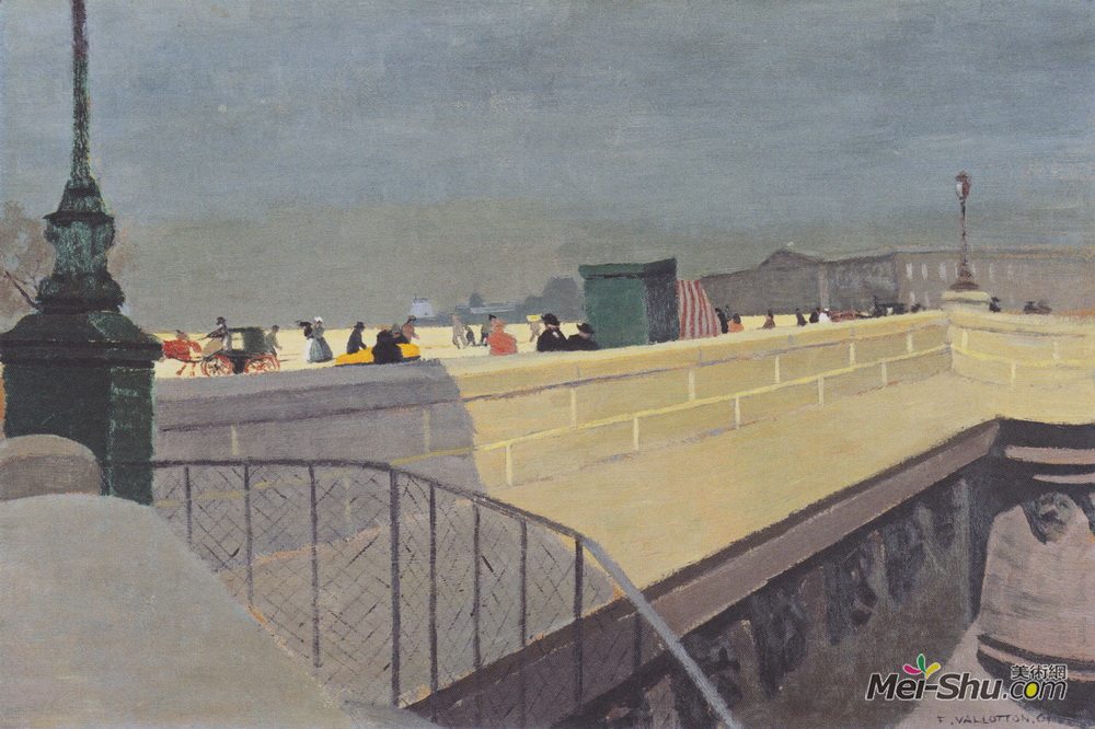 费利克斯·瓦洛顿(Felix Vallotton)高清作品《庞德纽夫》