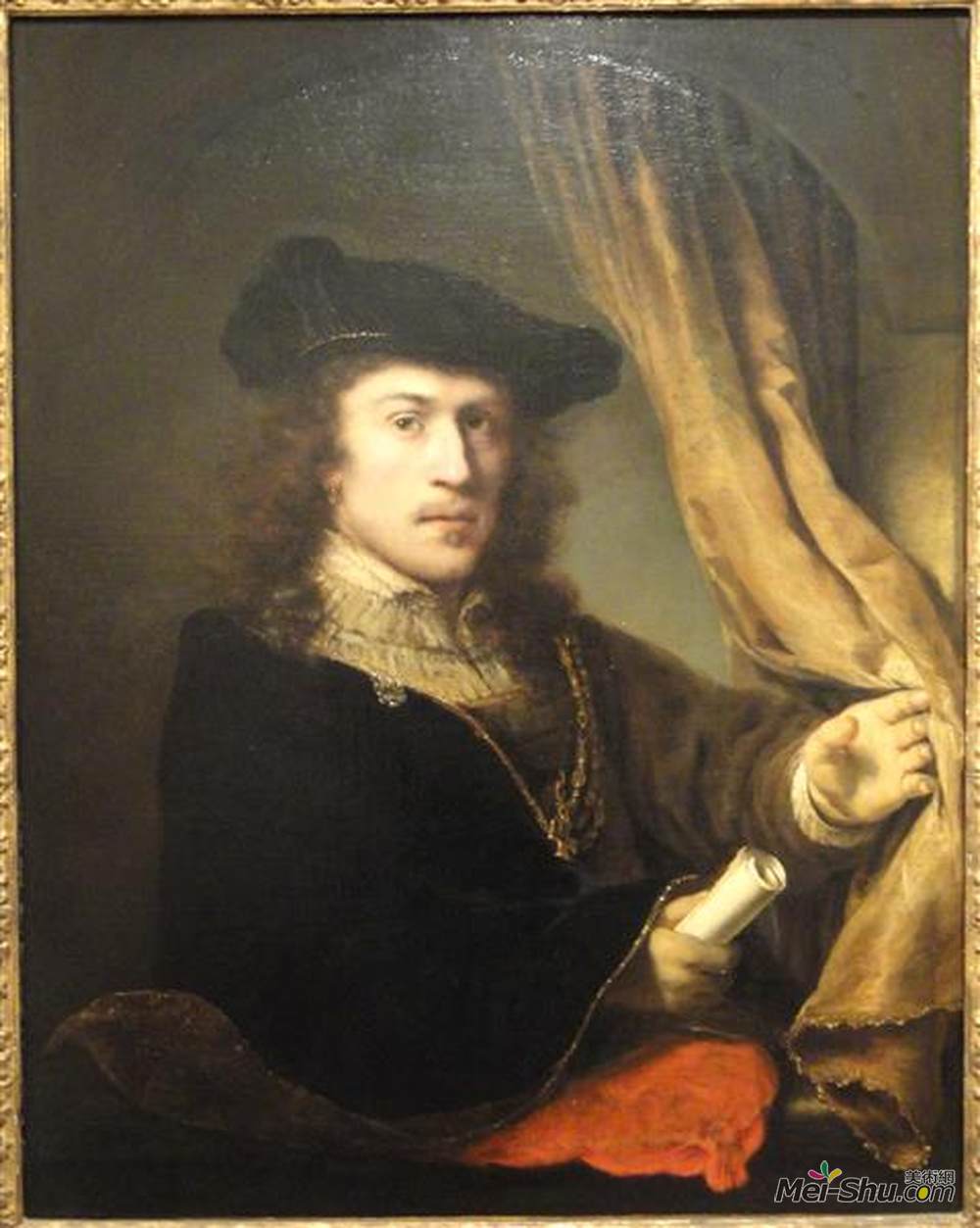 费迪南德·波尔(Ferdinand Bol)高清作品《自画像》