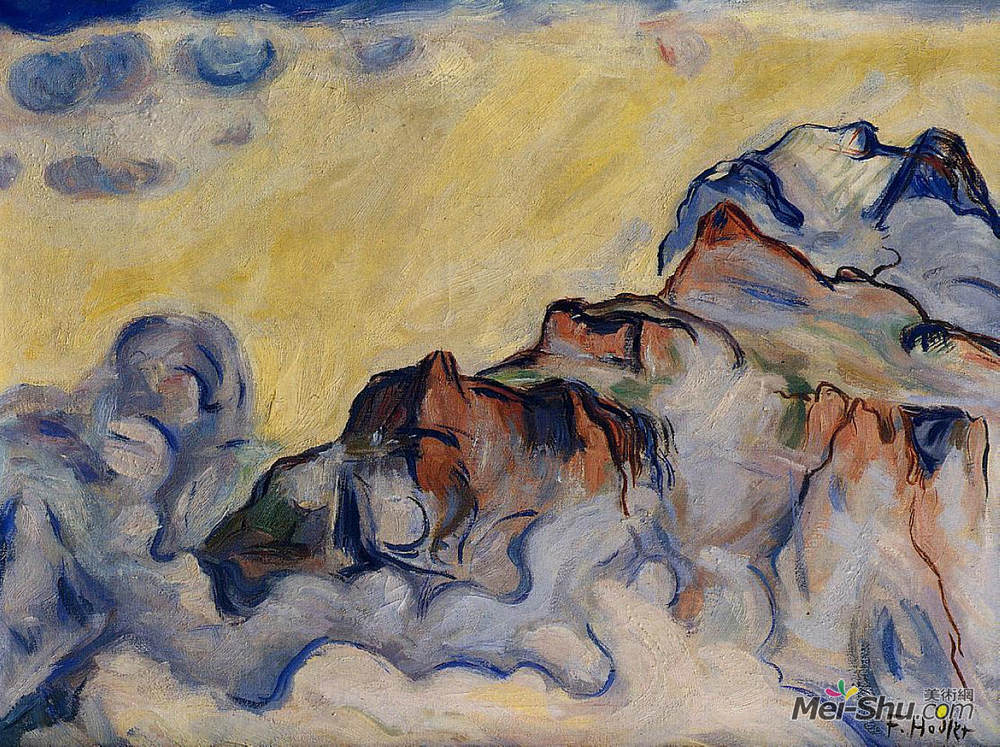 费迪南德·霍德勒(Ferdinand Hodler)高清作品《景观》