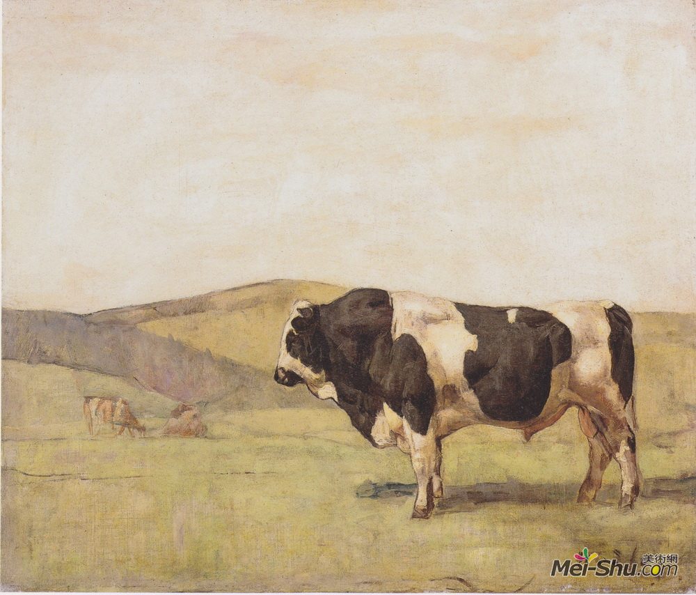 《公牛》费迪南德·霍德勒(ferdinand hodler)高清作品欣赏