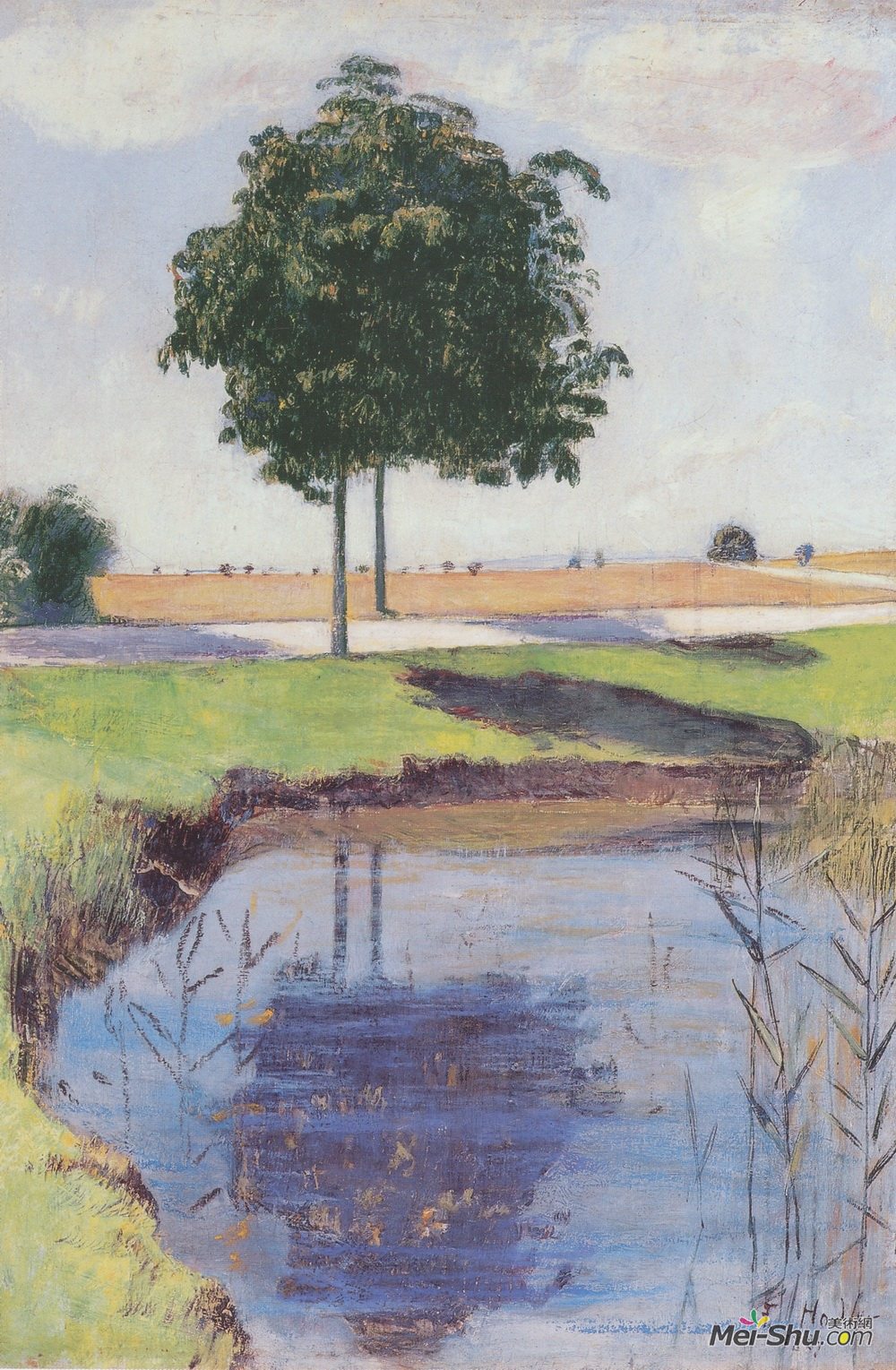 费迪南德·霍德勒(Ferdinand Hodler)高清作品《板栗树》