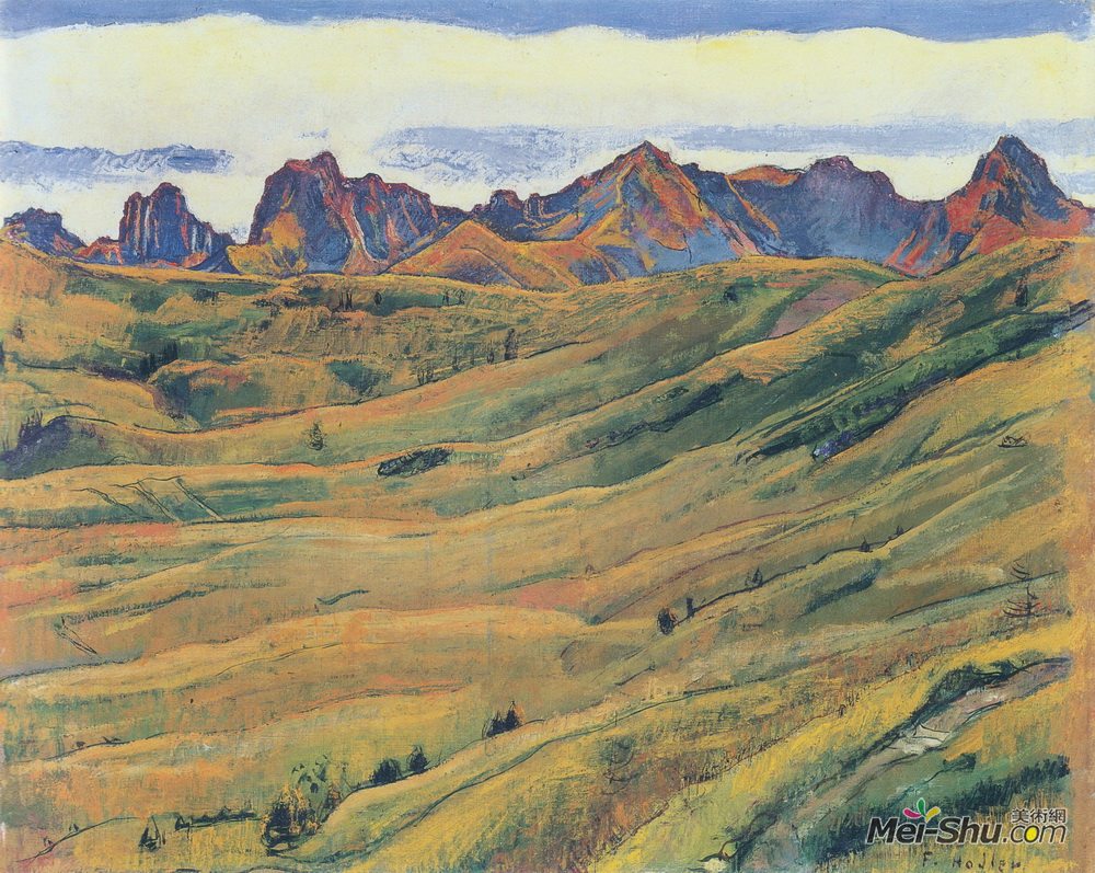 费迪南德·霍德勒(Ferdinand Hodler)高清作品《甘特里希》