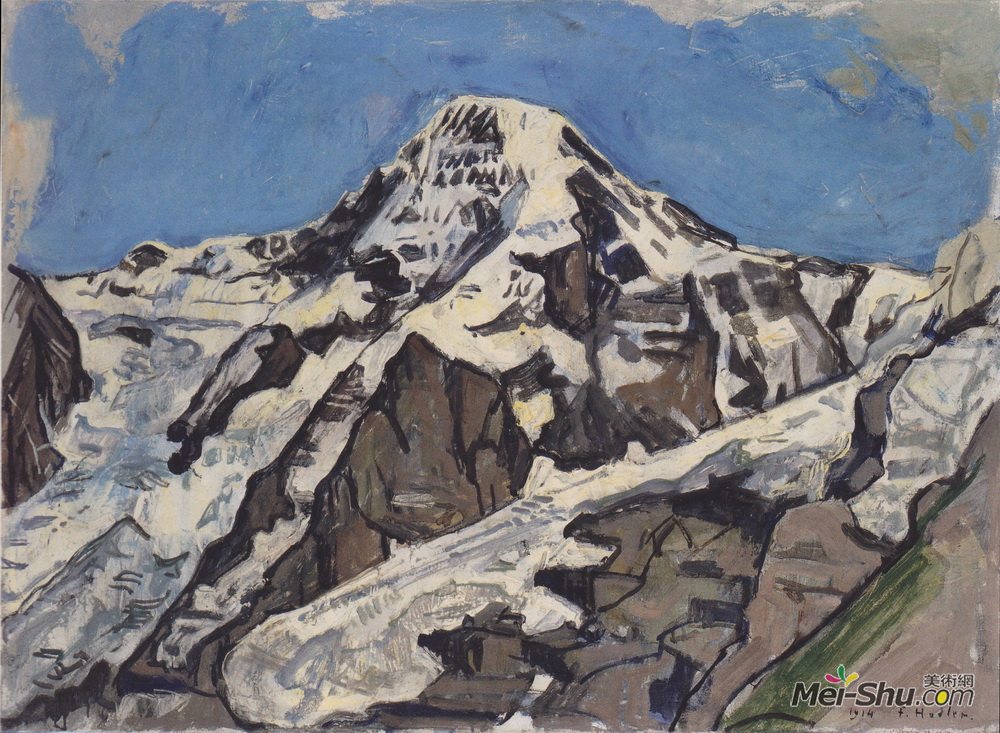 费迪南德·霍德勒(Ferdinand Hodler)高清作品《僧侣》