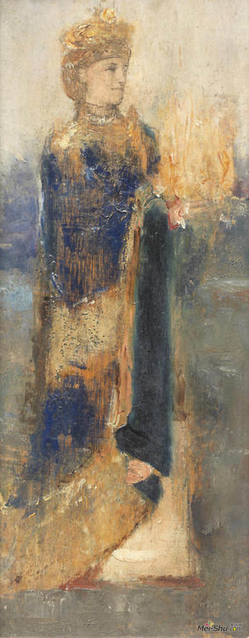 费尔南德·赫诺普夫(Fernand Khnopff)高清作品《魔术师》