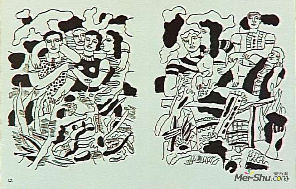 费尔南德·莱热(Fernand Leger)高清作品《专辑《马戏团》》