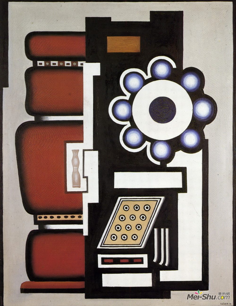 费尔南德·莱热(Fernand Leger)高清作品《滚珠轴承》