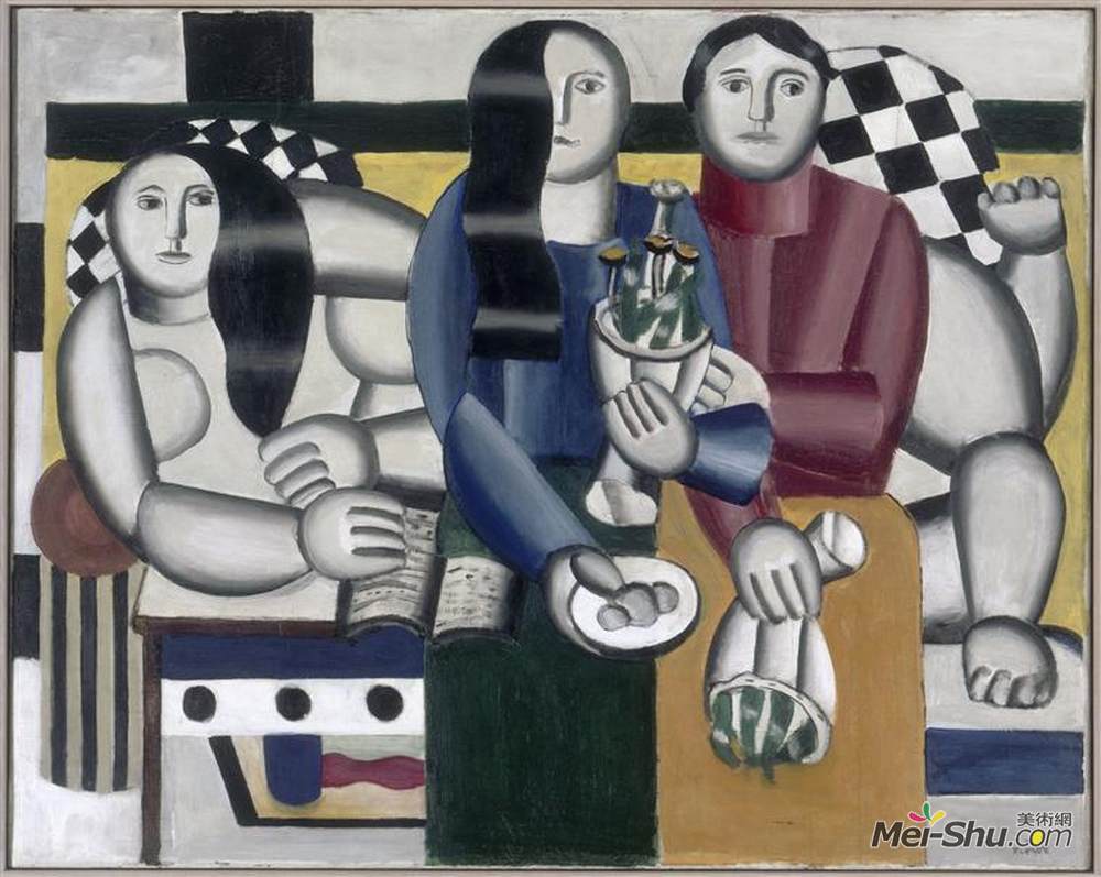 费尔南德·莱热(Fernand Leger)高清作品《特鲁维尔》