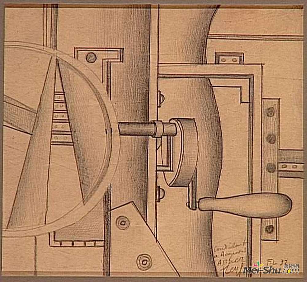 费尔南德·莱热(Fernand Leger)高清作品《作文》