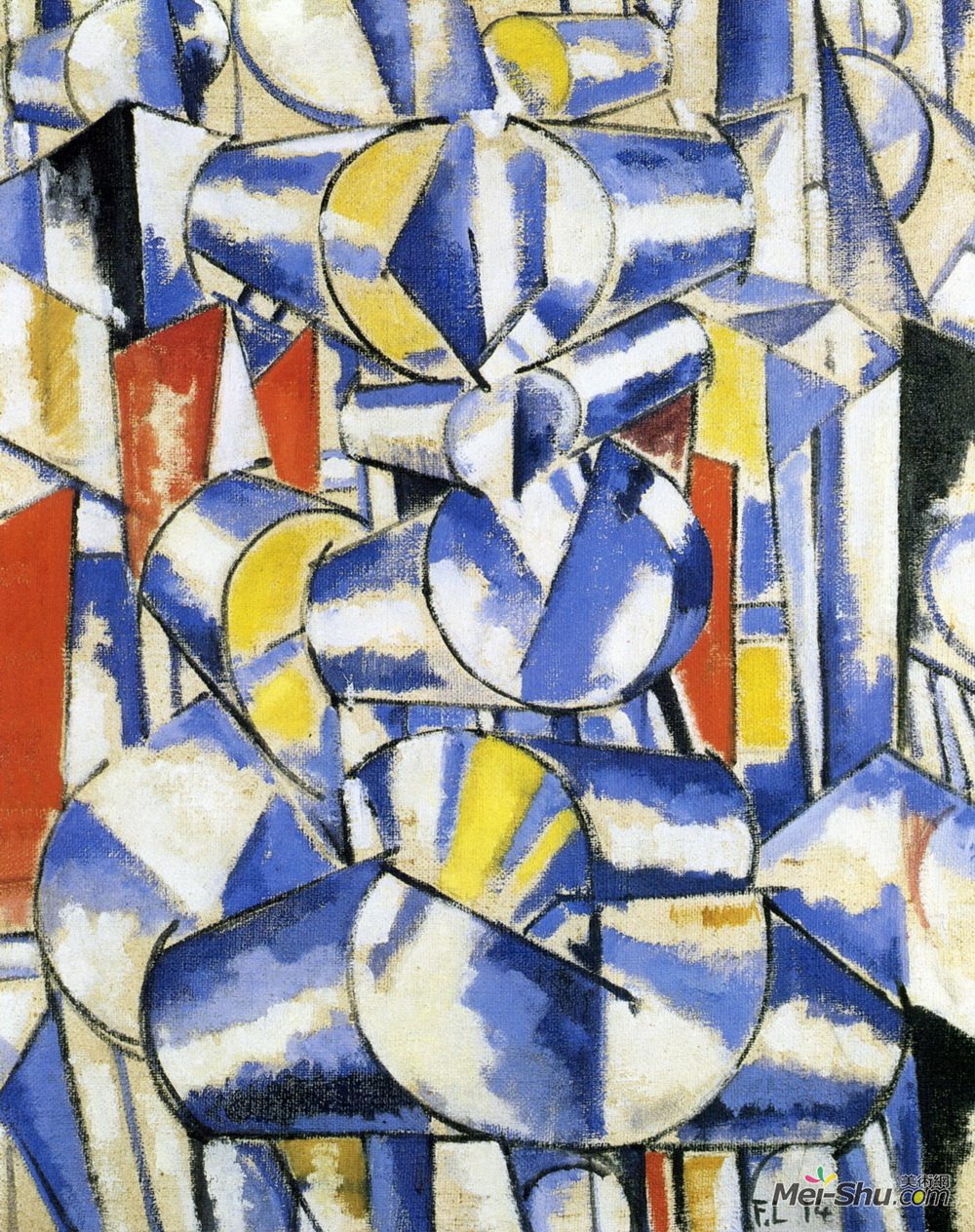 费尔南德·莱热(Fernand Leger)高清作品《形式对比》