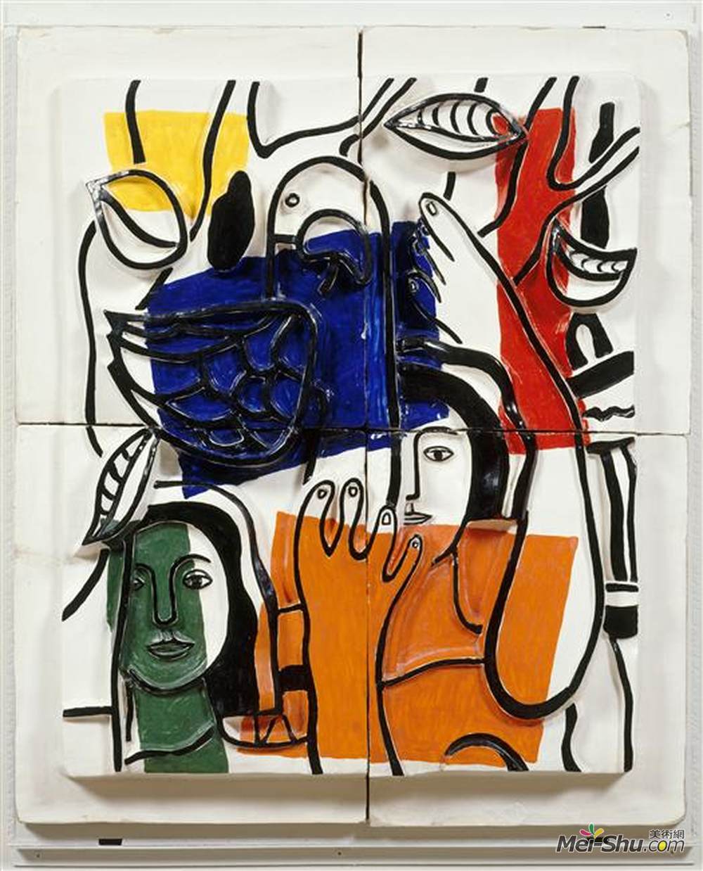 费尔南德·莱热(Fernand Leger)高清作品《两个水手》