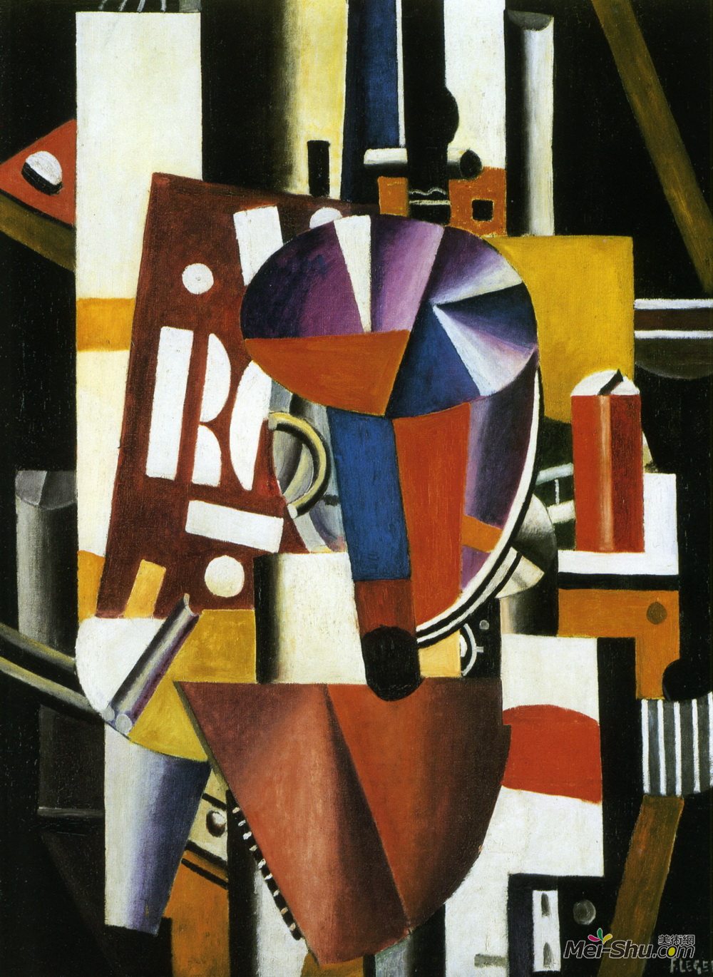 费尔南德·莱热(Fernand Leger)高清作品《印刷工》
