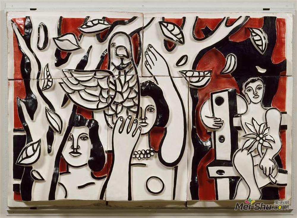 费尔南德·莱热(Fernand Leger)高清作品《壁画》