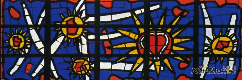 费尔南德·莱热(Fernand Leger)高清作品《欧丹库尔圣心》