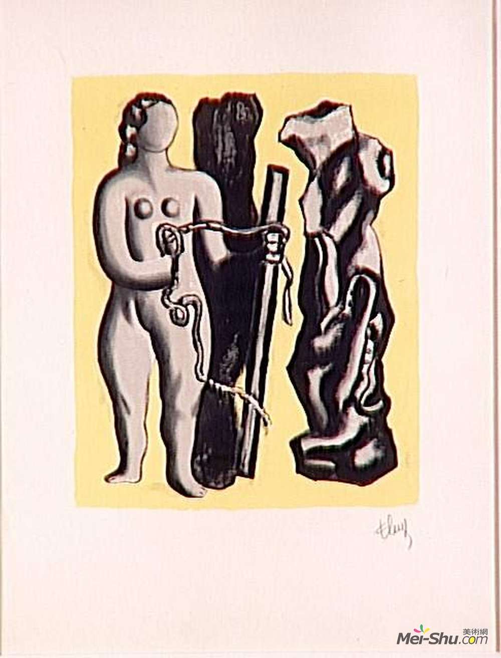 费尔南德·莱热(Fernand Leger)高清作品《准星》