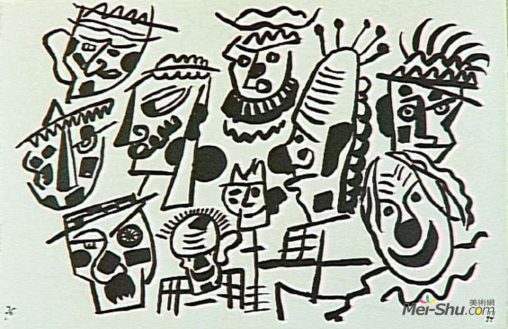 费尔南德·莱热(Fernand Leger)高清作品《专辑《马戏团》》