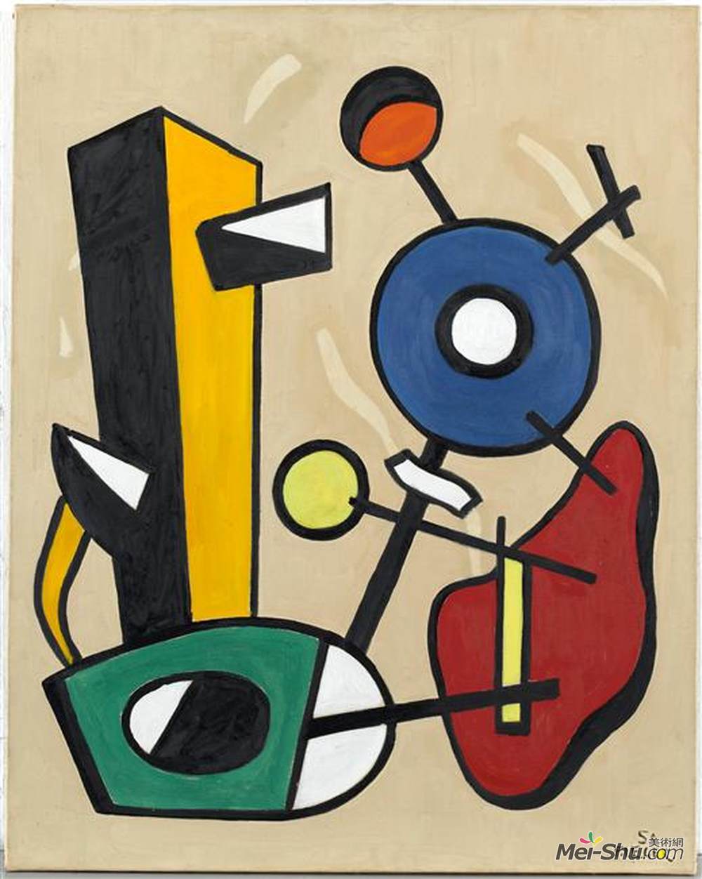 费尔南德·莱热(Fernand Leger)高清作品《空间形态》