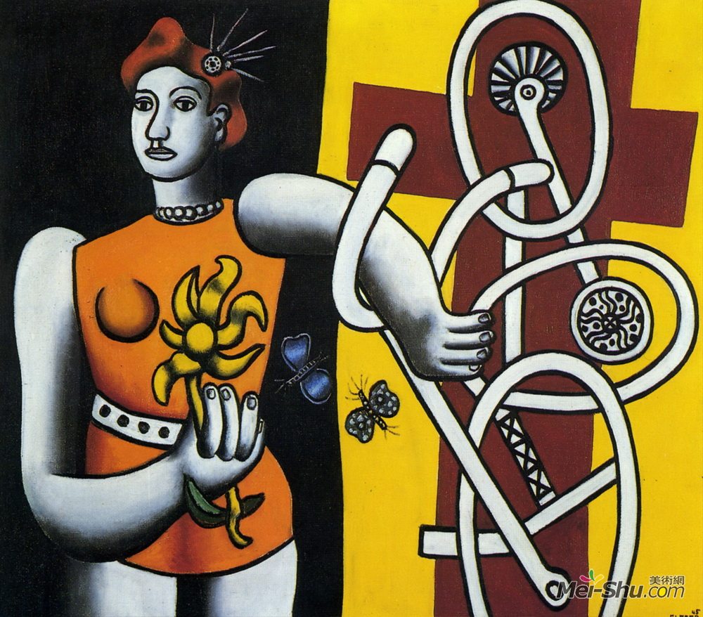 费尔南德·莱热(Fernand Leger)高清作品《伟大的朱莉》